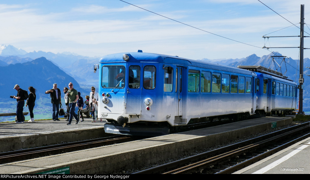 RB 24 servicing the route from Arth-Goldau to Rigi-Kulm